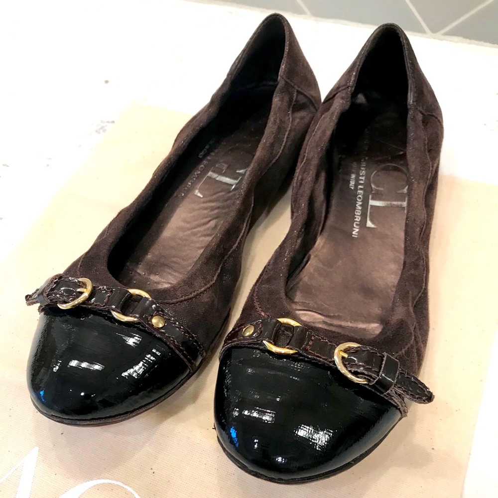 Attilio Giusti Leombruni Cap Toe Ballet Flat EU 38